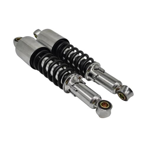 GN125 rear shock absorber black / white